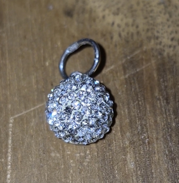 Sparkly CZ Sterling Silver Pendant - Picture 4 of 7